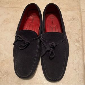 Tod’s  Ferrari Serries Navy Blue Loafers Size:9.